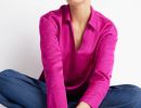 legere bluse glynch aus viskose mix mit rueckenpasse
